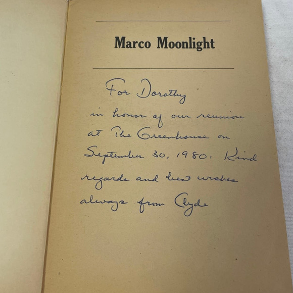 Vintage 1979 Marco Moonlight Signed by Author Clyde Robert Bulla Paperback Book - Picture 3 of 6